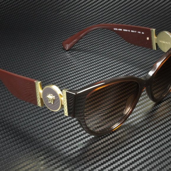 Versace 56mm Brown Women\'s Sunglasses! NEW!
